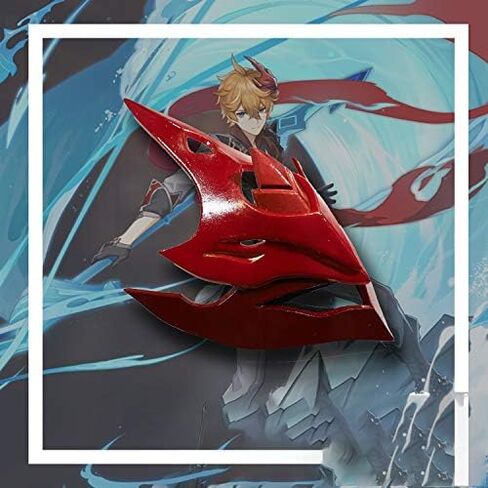 جياجيا هونج قناع تارتاجليا، اقراط جينشين امباكت تارتاجليا، اكسسوارات قلادة للحفلات التنكرية للهالوين in Kuwait