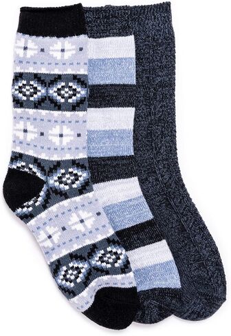 MUK LUKS Women's Boot Socks 3-pk in Saudi Arabia