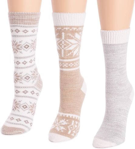 MUK LUKS Women's Boot Socks 3-pk in Saudi Arabia