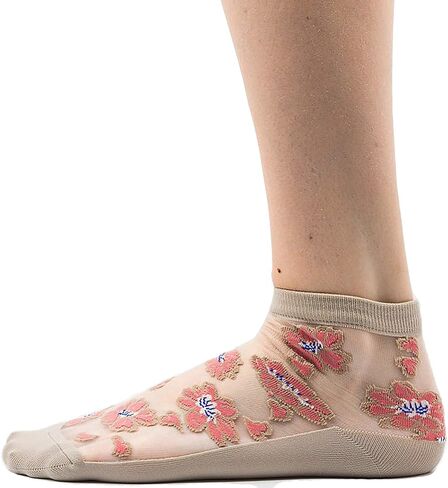 Made In Japan Pair of Women's Sheer See-Through Short Ankle Socks in Saudi Arabia