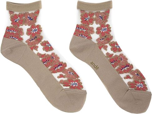 Made In Japan Pair of Women's Sheer See-Through Short Ankle Socks in Saudi Arabia