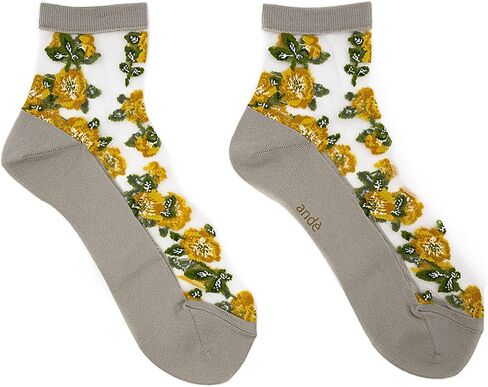 Made In Japan Pair of Women's Sheer See-Through Short Ankle Socks in Saudi Arabia
