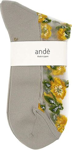 Made In Japan Pair of Women's Sheer See-Through Short Ankle Socks in Saudi Arabia