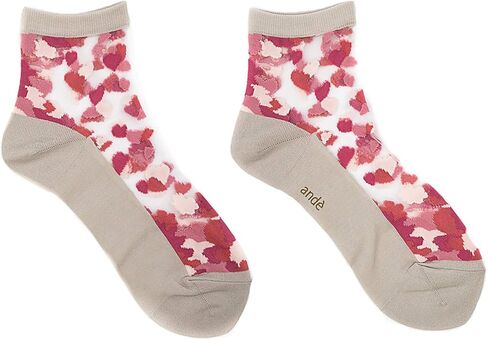 Made In Japan Pair of Women's Sheer See-Through Short Ankle Socks in Saudi Arabia