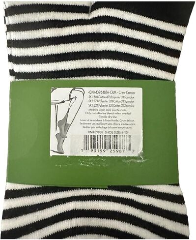 Kate Spade New York Socks Black White Plaid, Polka Dot,Stripes, Crew Socks, 3 pack, One Size Gift Socks, Gingham Pattern in Saudi Arabia