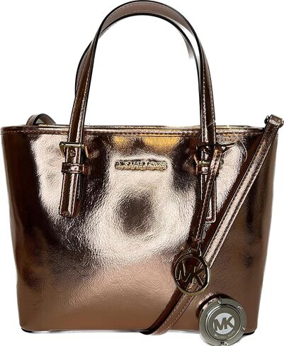 Michael Kors Jet Set Travel XS Carryall Convertible Top Zip Tote bundled Purse Hook in Saudi Arabia