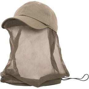 Rothco 19919 Operator Cap with Mosquito Net Color : Olive Drab