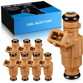 0280156016 Fuel Injectors Fit For:-Mercedes-Benz S430 SL500 E430 E500 CL500 CLK430 CLK500 CLS500 G500 ML430 ML500 R500 S500 2000-2008 V8 4.3L 5.0L, Replacement 852-12171 (Set of 8)