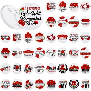 Hotop 40 Pcs Black History Month Pins 1.5 In Black History Buttons Badges Pins African American Country Festival Black History Month Pin Black History Party Supplies Decoration for Jacket Backpack Bag