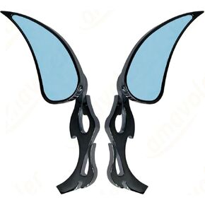 Motorcycle Rearview Side Mirrors For Sportster XL 883 1200 Road King V-Rod Street Glide Electra Glide Dyna Softail 1990-2022. (black-1)