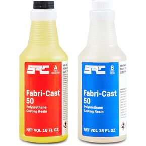 Specialty Resin & Chemical Fabri-Cast 50 [1 Gallon Kit] | Polyurethane Casting Resin for Models, Figurines, and Sculptures | Beginner Liquid Molding Set | Ultra Low Viscosity and Fast Curing Resin