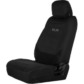 HUK, Universal Low Back Seat Cover-Front Seat Universal Fit, Easy to Install for Cars Truck Van SUV, High Tide (Black) in Kuwait