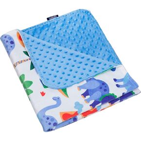 بطانية وايلدكين القطيفة للأطفال الصغار من الأولاد والبنات، حجم مثالي للرعاية النهارية ومثالية للسفر، بطانيات فائقة النعومة بمقاس 39.5 × 28 × 0.5 بوصة (كونفيتي بيتش) in Kuwait