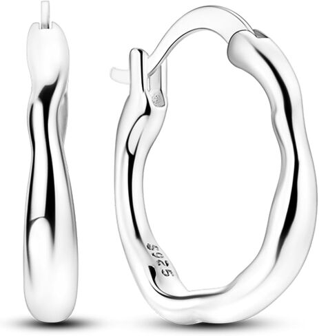 NUJIFFY Earrings for Women, 925 Sterling Silver Earring, Fashion Hoop Drop Dangle Jewelry Graduation Birthday Gifts for Girls Teen in Saudi Arabia