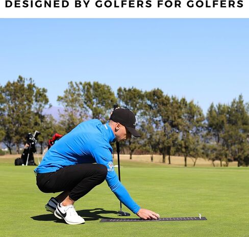 Golf Putting Practice Training aid,Perfect Perfect Practice Golf Putting mat, Tour aim Golf Alignment Golf Training aid, Putting Golf Set with Putting arc in Kuwait