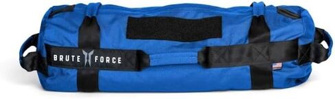 Brute Force Athlete Sandbag, Adjustable, Weighted Heavy Bag, Workout Equipment for Home Gym, Strength Training and Weight Lifting, Sandbags for Working Out, Made in USA, Desert Coyote, 25-75 lbs in Saudi Arabia