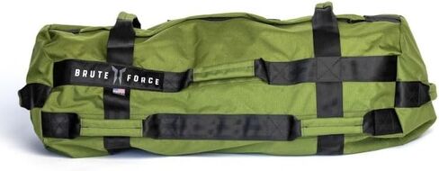 Brute Force Athlete Sandbag, Adjustable, Weighted Heavy Bag, Workout Equipment for Home Gym, Strength Training and Weight Lifting, Sandbags for Working Out, Made in USA, Desert Coyote, 25-75 lbs in Saudi Arabia