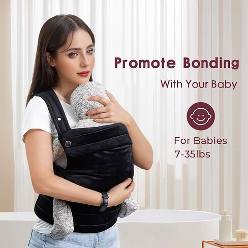 ·NEST BLANCHE· Baby Carrier for Newborn to Toddler, Ergonomic Backpack Design, Front and Back Facing Options, Spot in Saudi Arabia