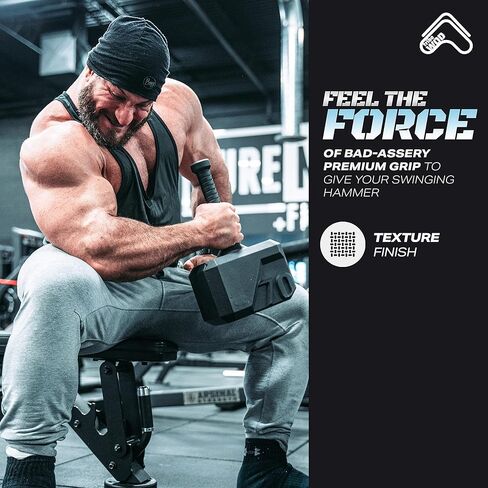 Tribe WOD Hammer Kettlebell 15-70lb + Adjustable | Cross Training Workout Equipment for Muscle Building, Cardio Fitness, Weights for Women & Men | Strength Training Kettlebells in Kuwait