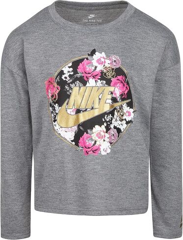 Nike Girl's Logo T-Shirt (Little Kids) in Saudi Arabia