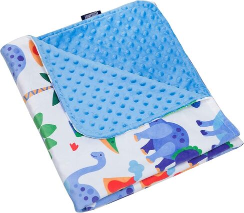 بطانية وايلدكين القطيفة للأطفال الصغار من الأولاد والبنات، حجم مثالي للرعاية النهارية ومثالية للسفر، بطانيات فائقة النعومة بمقاس 39.5 × 28 × 0.5 بوصة (كونفيتي بيتش) in Kuwait