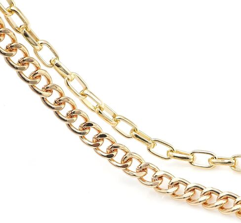 سلاسل السراويل Liutufy ذات الطبقات - سلاسل الدنيم الأنيقة للأزياء القوطية الشريرة - سلاسل الجيب للرجال والنساء in Kuwait