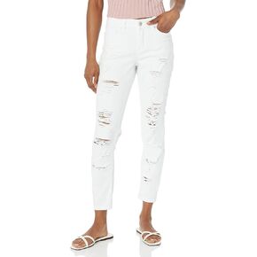 dollhouse Women's Front and Back Destructedwhite Skinny