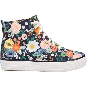 أحذية Keds النسائية X The Platform Mid Vintage Blossom بأربطة كاجوال - أزرق in Kuwait