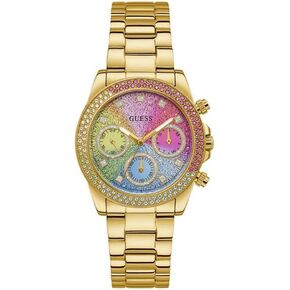 GUESS Women's 38mm Watch - Iridescent Bracelet Iridescent Dial Iridescent Case