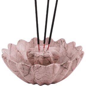 Radicaln Marble Incense Holder Black Handmade Incense Burner Easily Grab Incense Ashes with Incense Sticks- Ideal for Room Décor & Outdoor Table Décor
