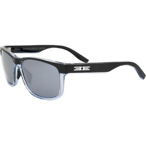 Epoch Delta Golf Sport Polarized Sunglasses Crystal Blue Black Frame with Smoke Lens