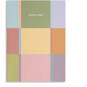 POKETO - Rainbow Spectrum Planner - Open-Dated - Daily Planner 2024-2025, Notebook, Journal - Customizable 2024 Planner - Office Supplies, Travel Essentials, School Supplies - 256 Pages, 7" x 9.75"