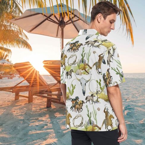visesunny Summer Hawaiian Shirt Men Pirate Skull with Crossed Swords Button Down Casual Shortsleeve Unisex Beach Aloha Shirts in Saudi Arabia
