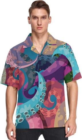 visesunny Summer Hawaiian Shirt Men Pirate Skull with Crossed Swords Button Down Casual Shortsleeve Unisex Beach Aloha Shirts in Saudi Arabia