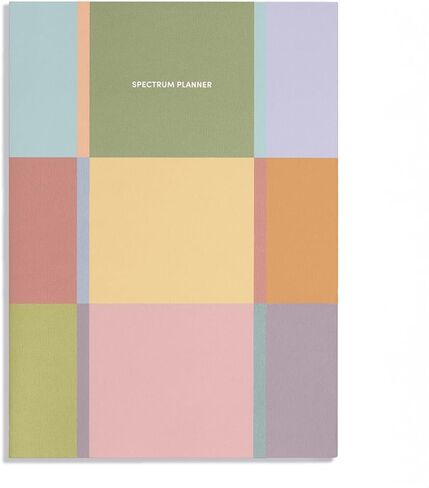 POKETO - Rainbow Spectrum Planner - Open-Dated - Daily Planner 2024-2025, Notebook, Journal - Customizable 2024 Planner - Office Supplies, Travel Essentials, School Supplies - 256 Pages, 7" x 9.75" in Saudi Arabia