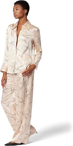 Equipment womens Leona Top in Shifting Sand and True Black Blouse in Saudi Arabia