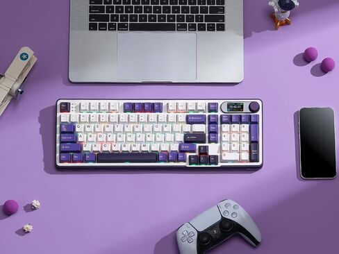 RK ROYAL KLUDGE S98 Wireless Mechanical Keyboard w/Smart Display & Knob in Kuwait