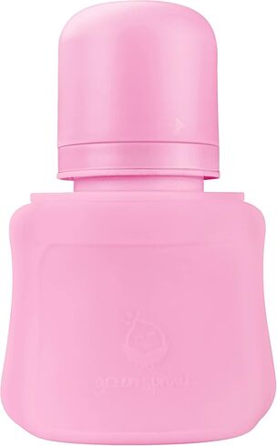 green sprouts Sprout Ware Baby Pocket Made from Silicone and Plants (8 oz.), Non-Toxic Silicone Plant-Based Plastic Baby Pocket Without BPA, BPS, BPF - Yellow in Saudi Arabia