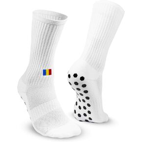 Sport socks with flag grip socks soccer socks with France flag Sport socks for men/women | football socks anti slip athlectic socks | 6-10