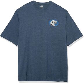 IZOD Men's Tall Saltwater Short Sleeve Graphic T-Shirt, Tanager Turquoise, 4X-Large Big