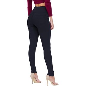 Hybrid & Company Women's Butt Lift V3 Super Comfy Stretch Denim Jeans P45074SK Black 11 Long