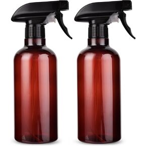 ALLWIN Plastic Spray Bottles - 2 Pack 16 OZ Empty Spray Bottle,Heavy Duty Spraying Bottles Mist/Stream Water Bottle for Cleaning Solutions, Plants, Pet, Essential Oils, Hair, Cooking
