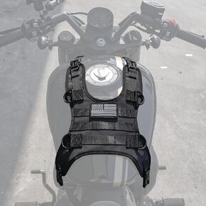 Waterproof Motorcycle Saddlebags - 50L Motorcycle Luggage Bags for Motorbike Travel - Large Capacity Motor Pannier Bags - Detachable Bag for Honda, Suzuki, Yamaha (Black, 2 Pack)