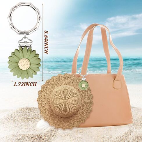 HATYDF Hat Clip for Travel, Hat Holder for Hanging Sunglasses, Car Keys Fits on Traveling Backpacks, Luggage, Purses, Bags, Totes, Hat Keeper Travel Accessories Silver in Saudi Arabia
