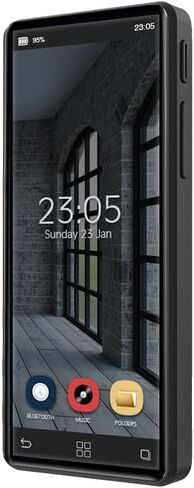 Samvix iPlatinum Q4 Built-in Speaker Kosher MP3 Player with Clear Silicone Case, Screen Protector and USB Type-C Cable in Saudi Arabia