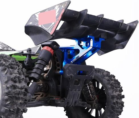 Hobbypark حامل جناح ألومنيوم معدني لـ Arrma Typhon 3S 4WD V3 MEGA (أسود) in Saudi Arabia