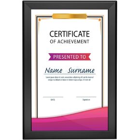 SnapeZo Poster Frame 36x48, Black, 1.25 Inch Aluminum Profile, Front-Loading Snap Frame, Wall Mounting, Professional Series in Kuwait