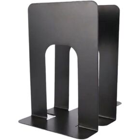 Alessk Book Ends, Bookends for Shelves, Heavy Duty Bookends, Decorative Book Stopper for Shelves, Book Shelf, Bookshelf, Metal, Home Decor, Bookend, 1 Pair.