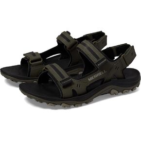 Merrell Men's Ankle-Strap Sport Sandal, Black, 9.5