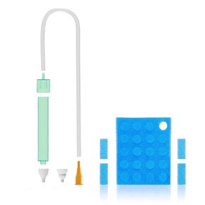 Baby Nasal Aspirator with 24 Filters, Mouth Suction Nasal Congestion Relief for Toddlers, Baby Nose Booger Sucker with 2 Silicone Tips, A Fast and Safe Nose Cleaner as Baby Shower Gift